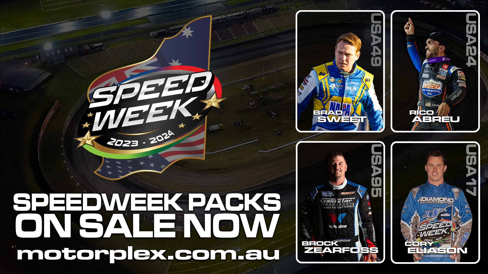 USA v WA Sprintcar Speedweek Packs available now