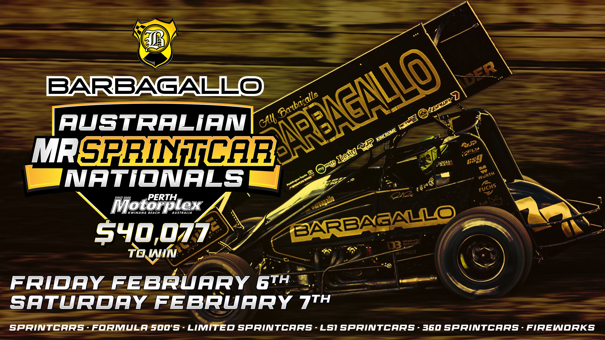 Barbagallo Australian Mr. Sprintcar Nationals - Perth Motorplex
